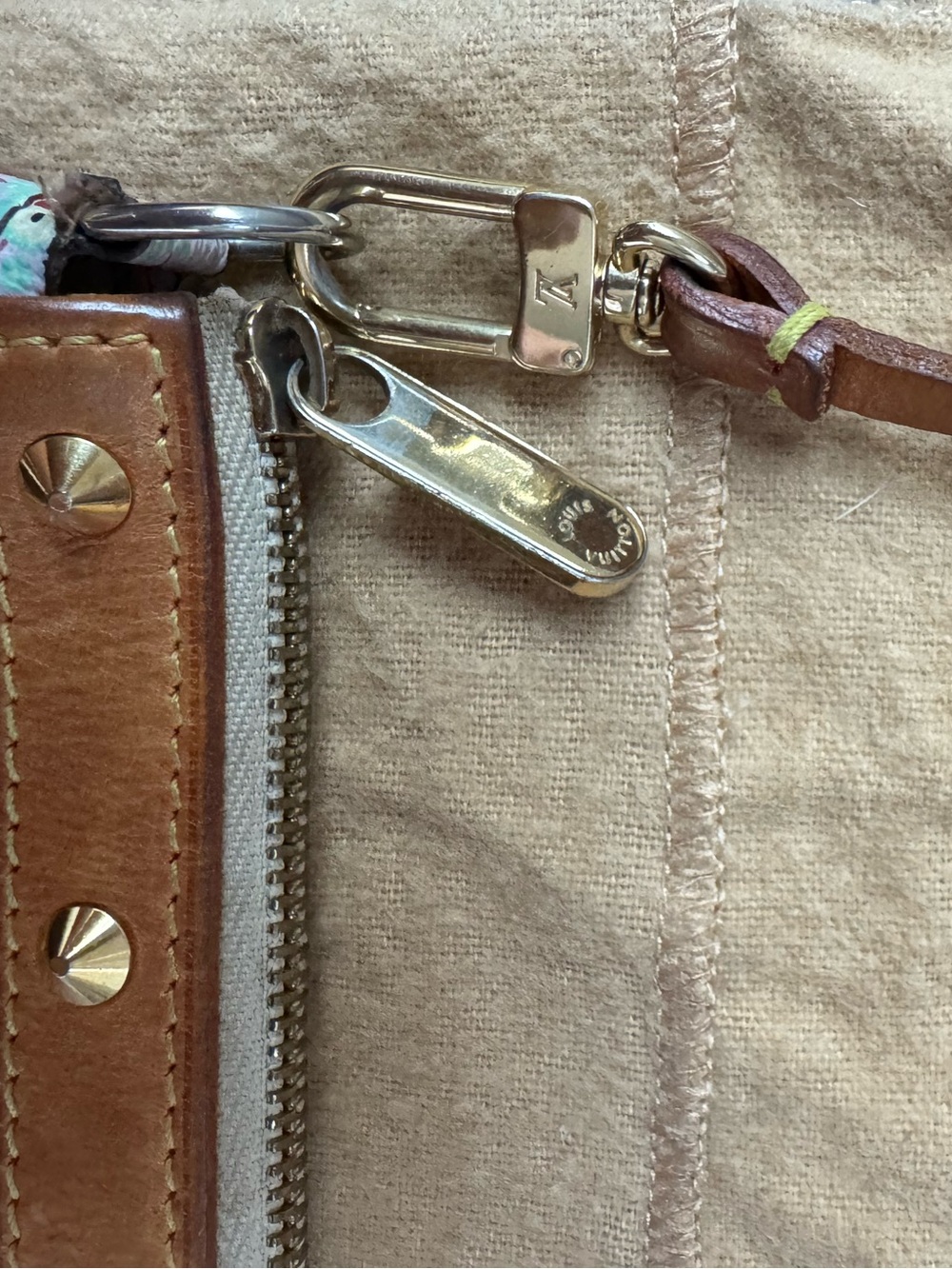 Louis Vuitton Brown Monogram Mini Shoulder Bag with Pink Floral Print - Picture 6 of 6